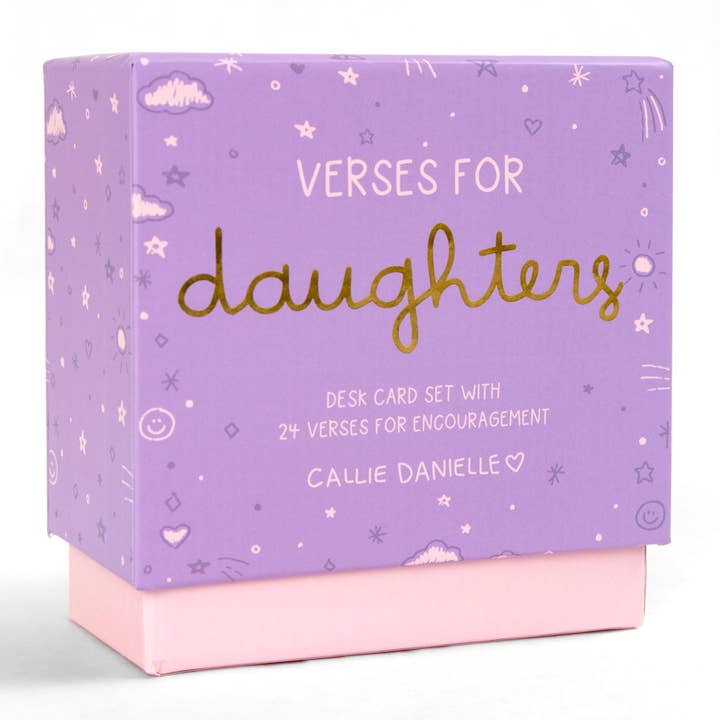 Callie Danielle Verses For Daughters – Bible Verse Card Set + Display Stand - Little Miss Muffin Children & Home