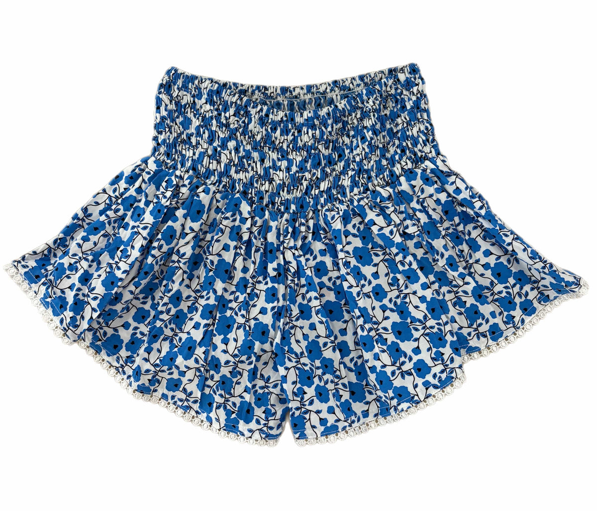 Joyous and Free Blueberry Ditzy Smock Short - Little Miss Muffin Children & Home