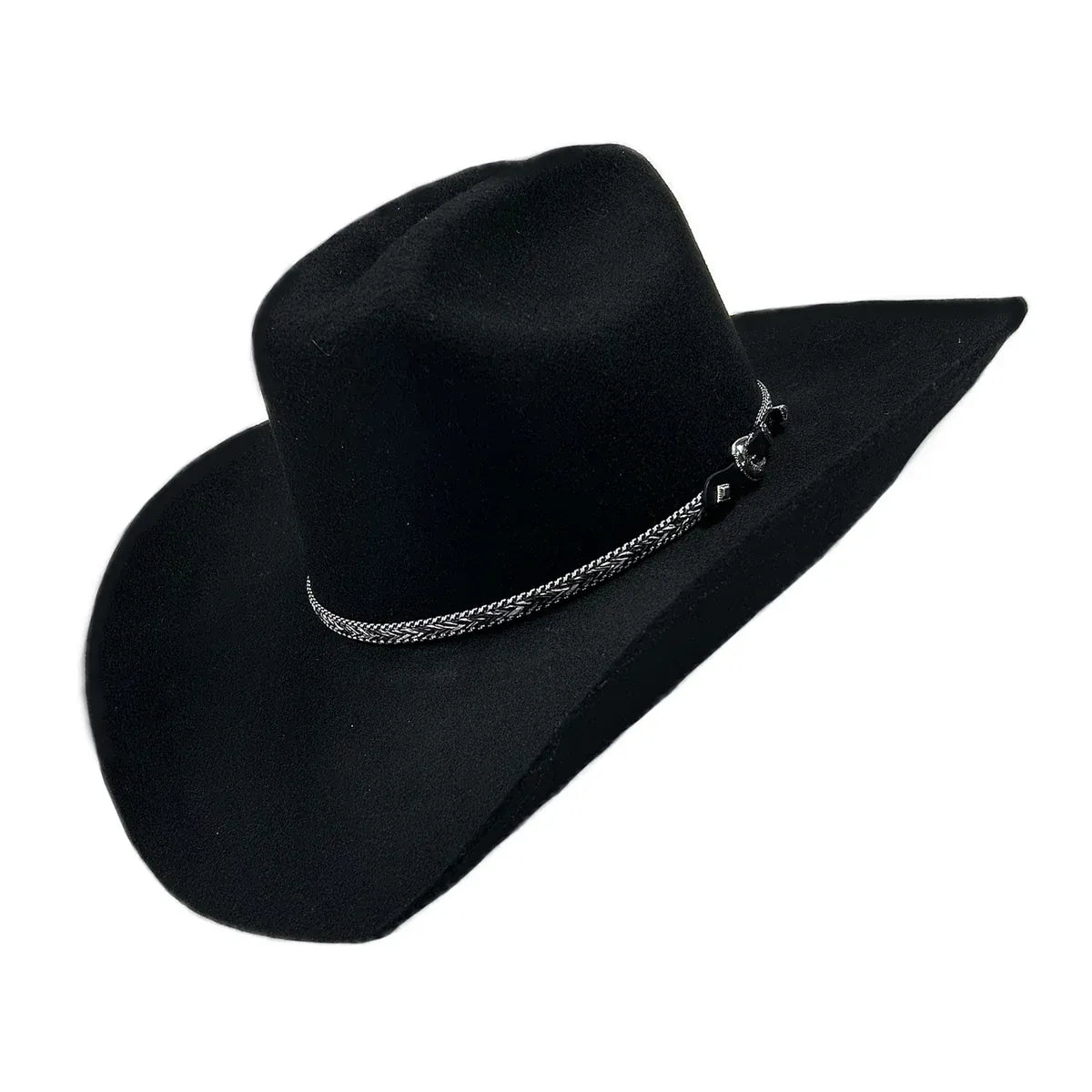 Rockmount Ranch Wear Black Cattleman Western Hat with Horse Hair Band - Little Miss Muffin Children & Home