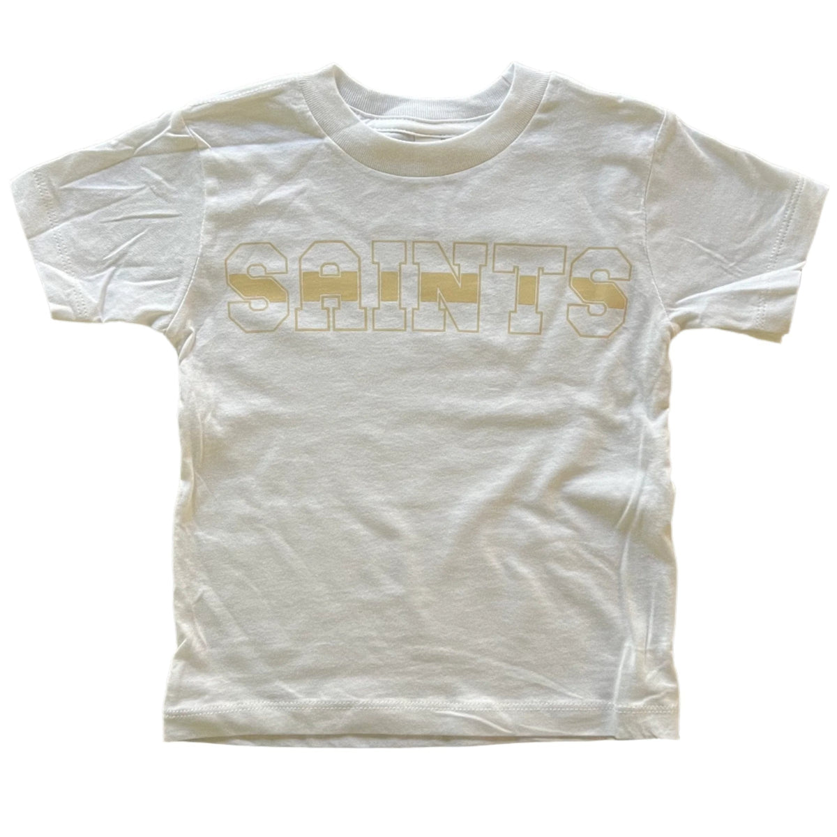 Whereable Art Whereable Art Saints Striped Toddler Tee - Little Miss Muffin Children & Home