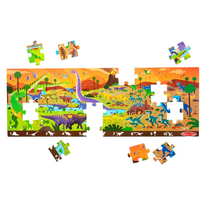 Melissa & Doug Land of Dinosaurs 48pc Floor Puzzle - Little Miss Muffin Children & Home