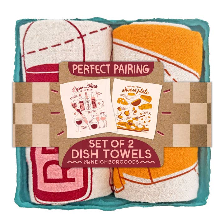 The Neighborgoods Perfect Pairing Tea Towel Gift Set - Little Miss Muffin Children & Home