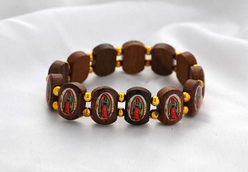 Contreras Designs Wood Beaded Guadalupe Bracelet - Little Miss Muffin Children & Home