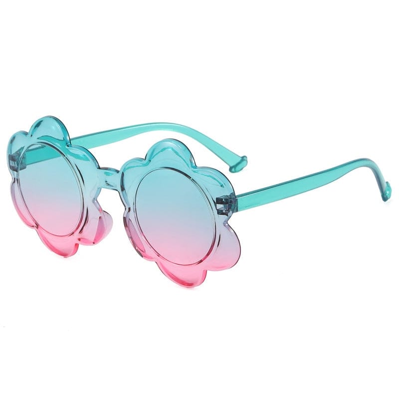 Auraquise Kids Green & Pink Flower Shaped Sunglasses - Little Miss Muffin Children & Home