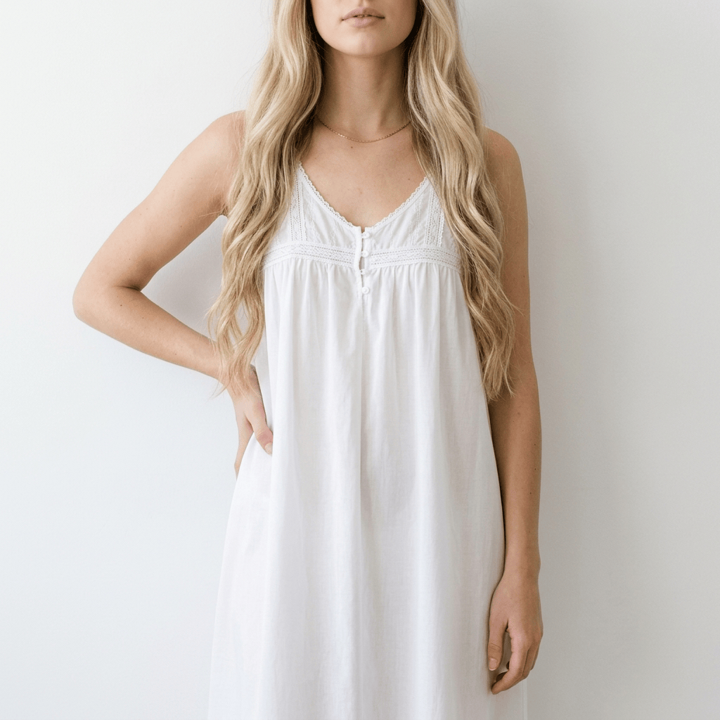 Thea Alcadia Sleeveless Long Nightgown - Little Miss Muffin Children & Home