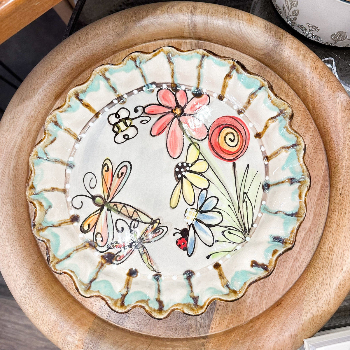 Heartfelt Traditions Shallow Pie Plate - Little Miss Muffin Children & Home