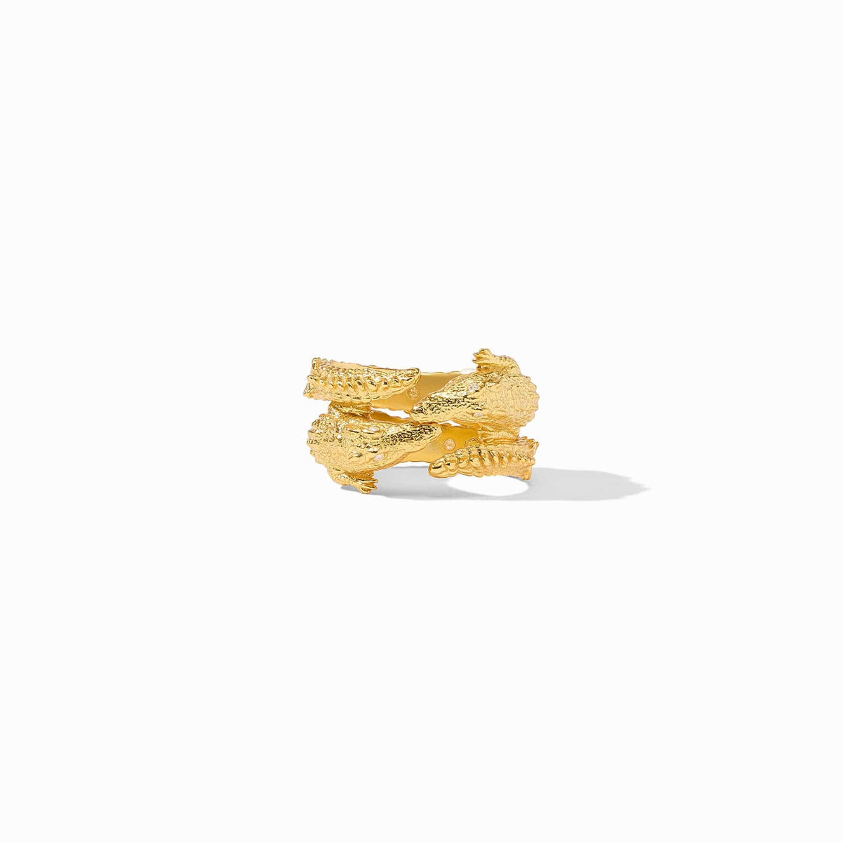 Julie Vos Alligator Duet Ring with Cubic Zirconia - Little Miss Muffin Children & Home