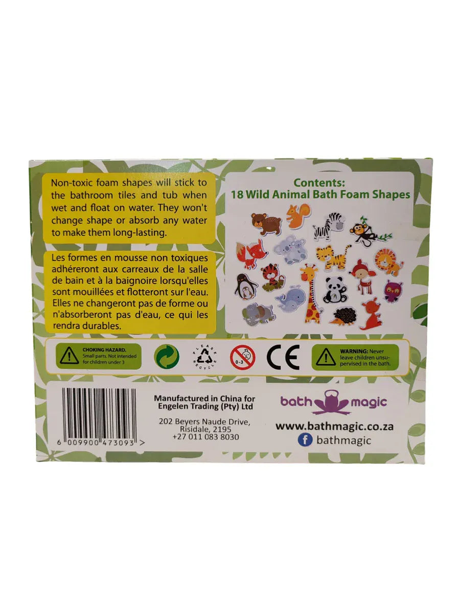 Firefox Toys Fizzles Wild Animal Sticky Bath Foam Critters, 18 Piece Set - Little Miss Muffin Children & Home