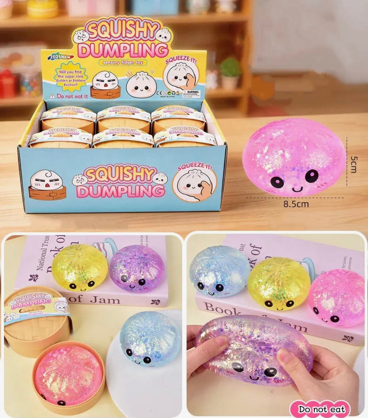 Auraquise Assorted Dumpling Stress Fidget Toy - Little Miss Muffin Children & Home