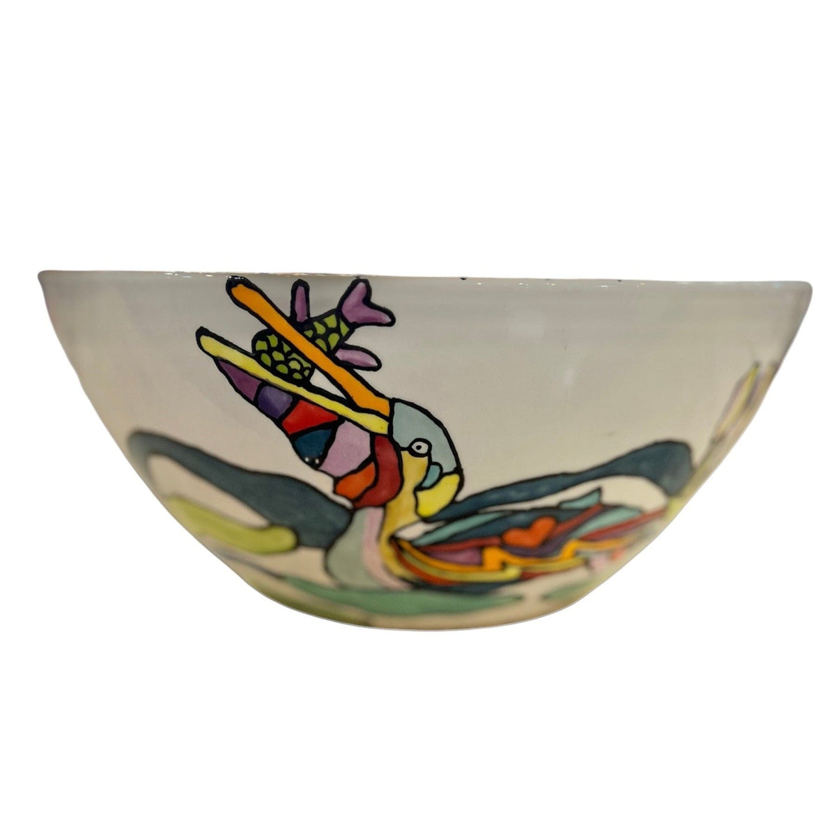Jan Salzer Art Jan Salzer Fish Double Sided Bowl - Little Miss Muffin Children & Home