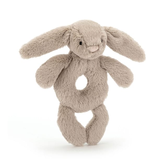 Jellycat Bashful Beige Bunny Ring Rattle - Little Miss Muffin Children & Home