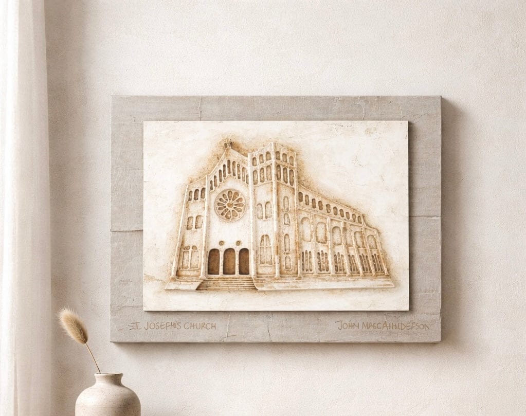 John Marc Anderson Grey Wash St Joseph 10x10 - Little Miss Muffin Children & Home