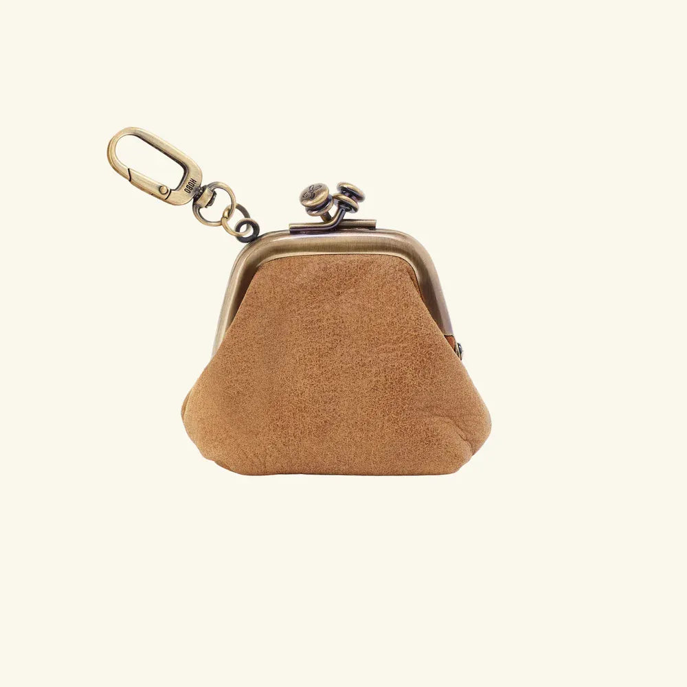 Hobo Hobo Run Frame Pouch in Buffed Leather - Whiskey Coin Purse - Little Miss Muffin Children & Home