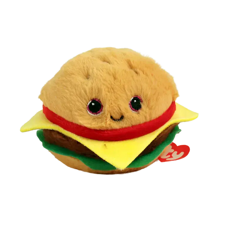 Ty Inc Beanie Bouncer Buns the Hamburger - Little Miss Muffin Children & Home