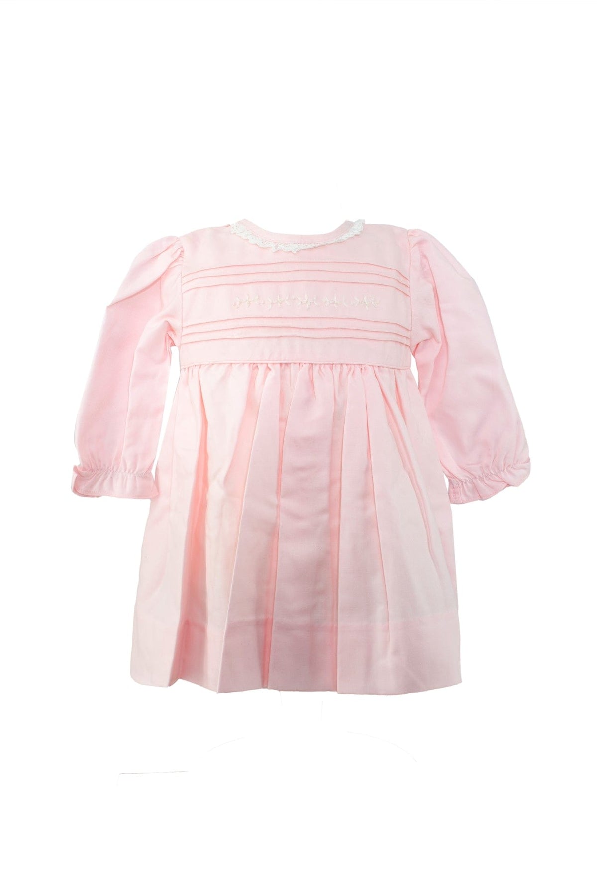 Carriage Boutique Baby Girl Light Pink Long Sleeve Dress - Little Miss Muffin Children & Home