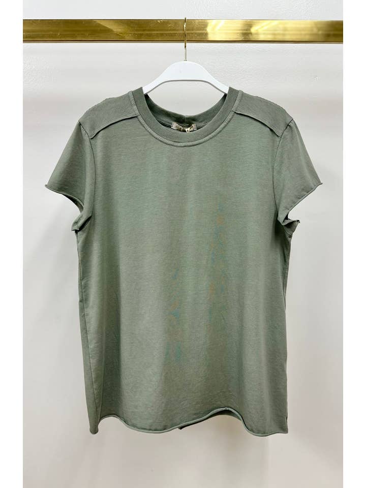 Milio Milano Back Seem Short Sleeve Tee - Little Miss Muffin Children & Home