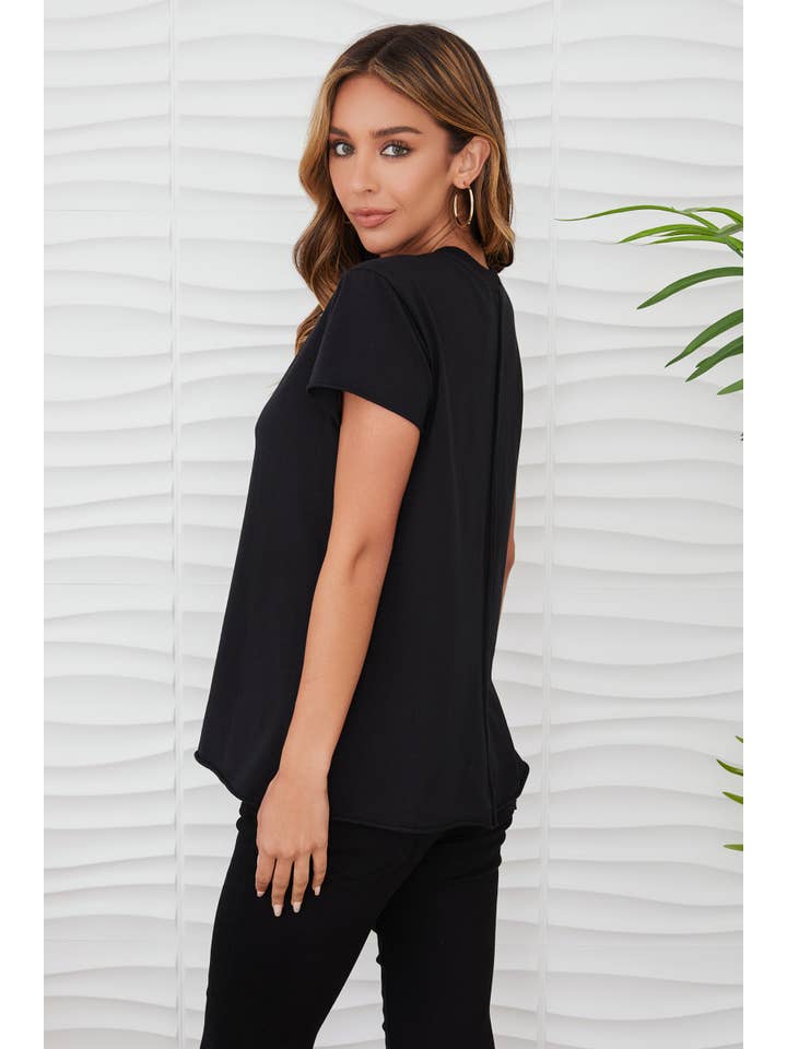 Milio Milano Back Seem Short Sleeve Tee - Little Miss Muffin Children & Home
