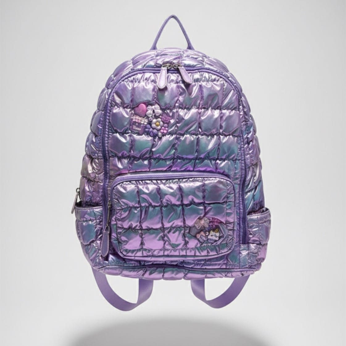 Bari Lynn Bari Lynn Pastel Quilted Charm Backpack for Girls - Little Miss Muffin Children & Home