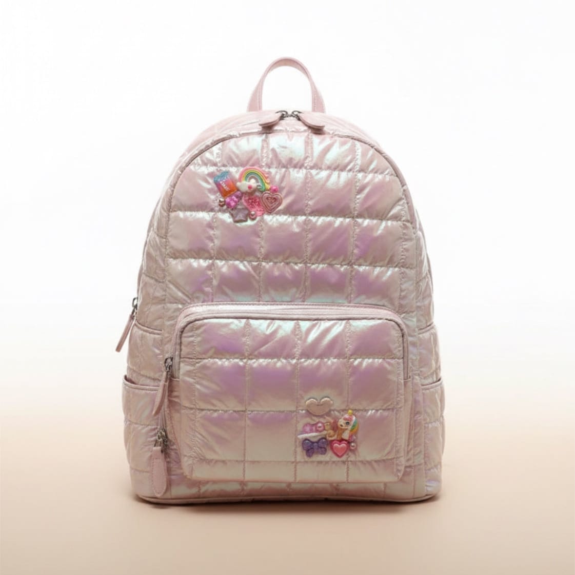 Bari Lynn Bari Lynn Pastel Quilted Charm Backpack for Girls - Little Miss Muffin Children & Home