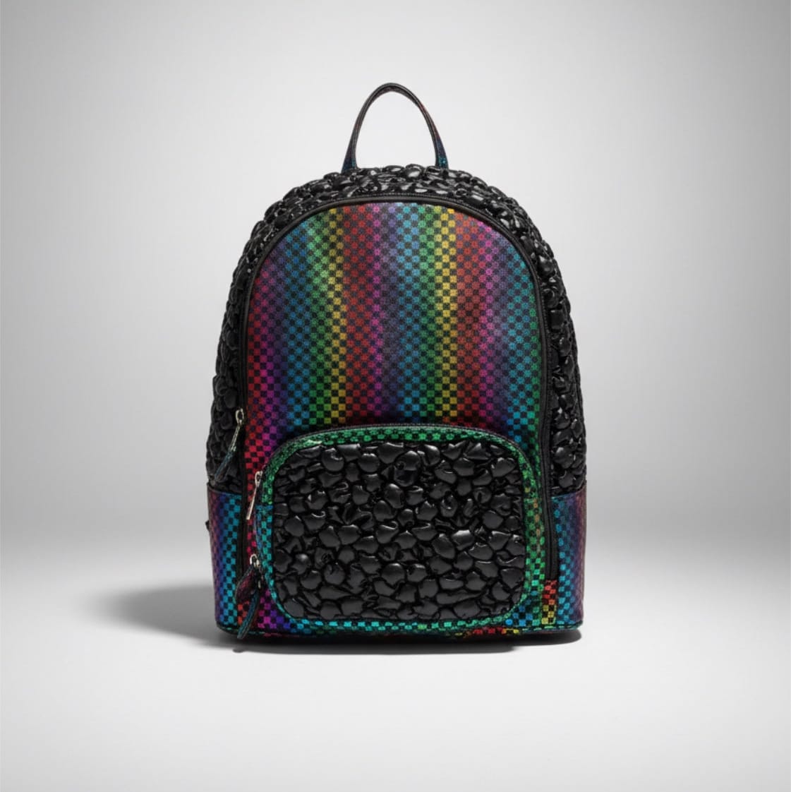 Bari Lynn Bari Lynn Shimmer Check Bubble Backpack for Girls – Black - Little Miss Muffin Children & Home