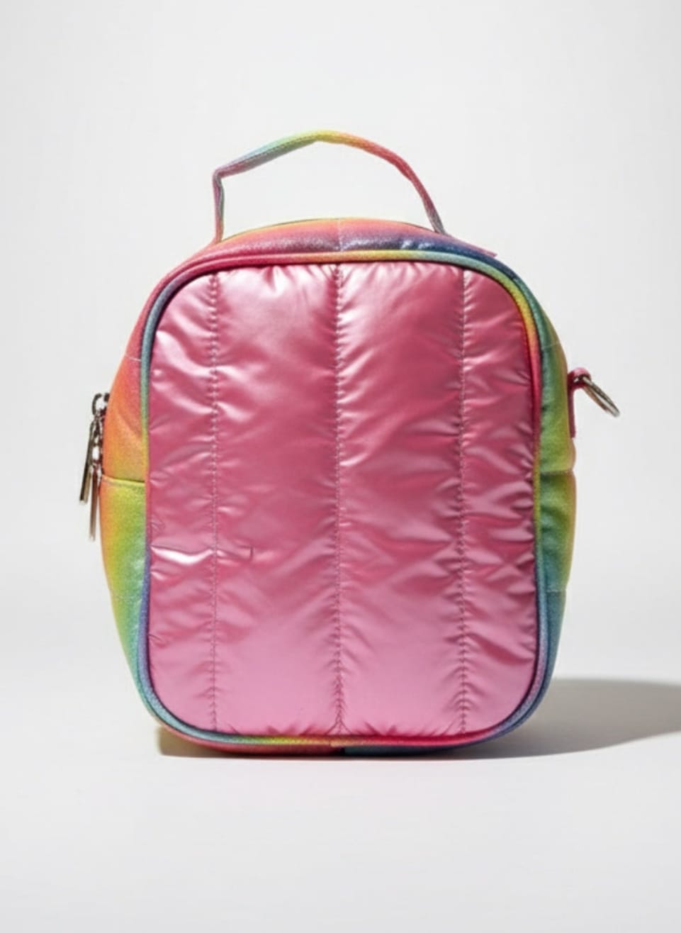 Bari Lynn Bari Lynn Puff Stripe Lunchbox – Pink - Little Miss Muffin Children & Home