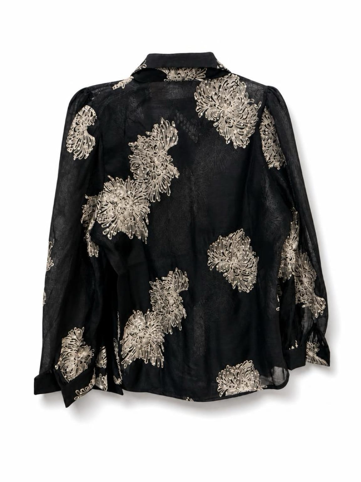 Timmy Woods Beverly Hills Pumba Black Organza Long Sleeve Shirt by Timmy Woods Beverly Hills - Little Miss Muffin Children & Home