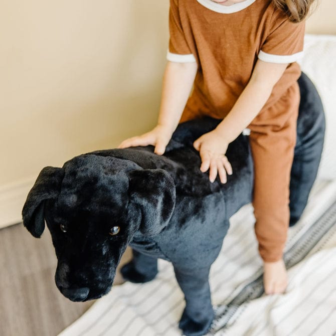 Melissa & Doug Black Lab Plush - Little Miss Muffin Children & Home