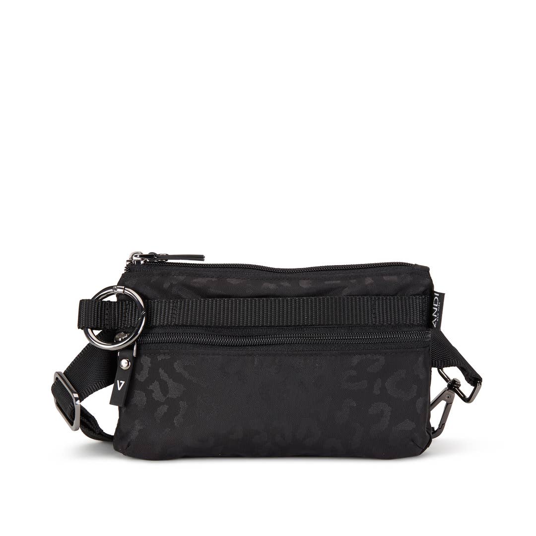 Black Leopard Urban Clutch
