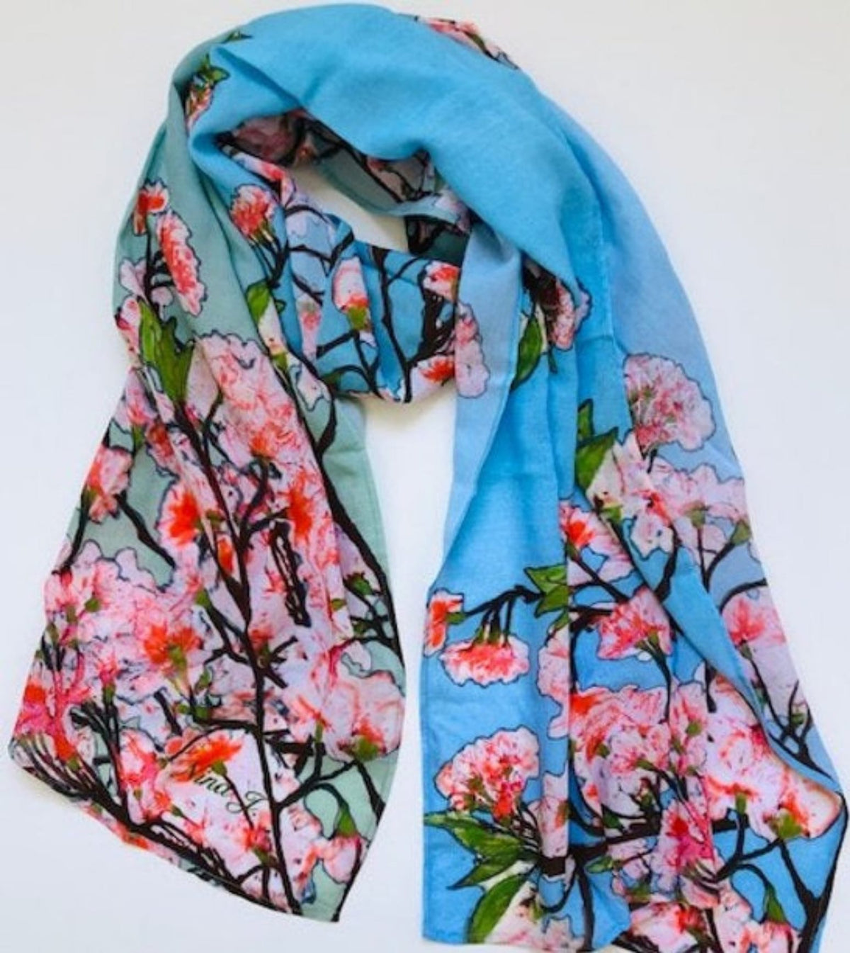 Blossoms Forever Cotton Scarf