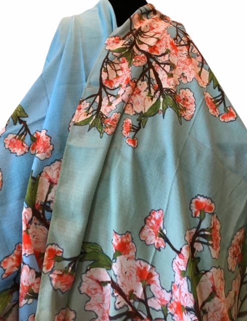 Blossoms Forever Cotton Scarf