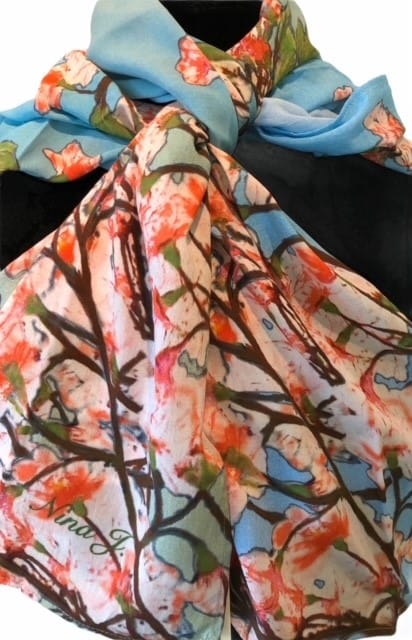 Blossoms Forever Cotton Scarf