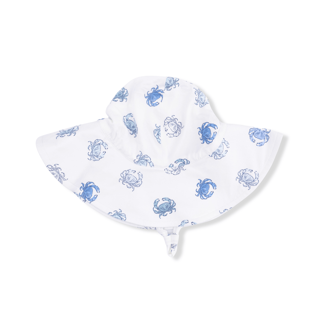 Blue Crabs Wide Brim Sun Hat