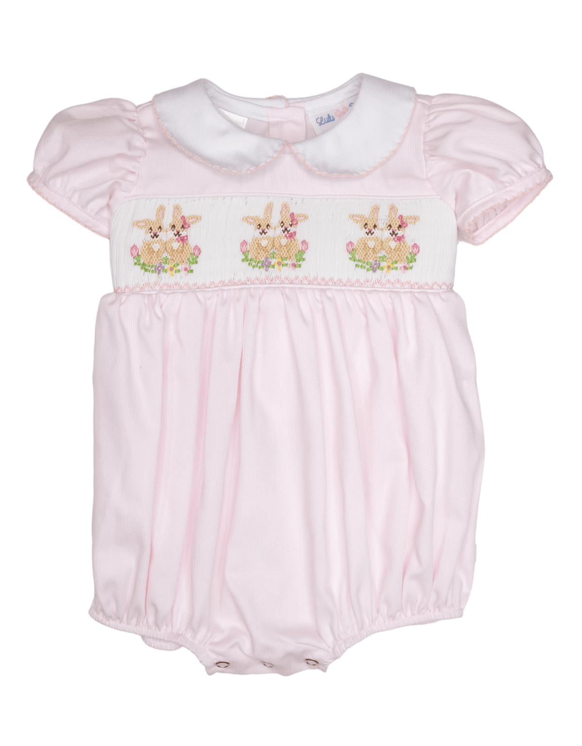 Bunny Smocked Waist Rosie Bubble