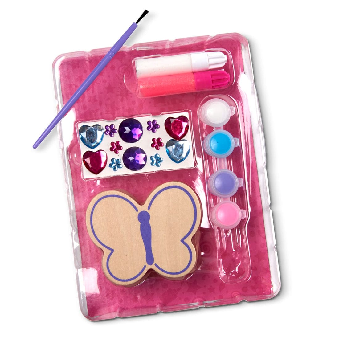 Melissa & Doug Melissa & Doug Created by Me! Butterfly Box Wooden Craft Kit - Little Miss Muffin Children & Home