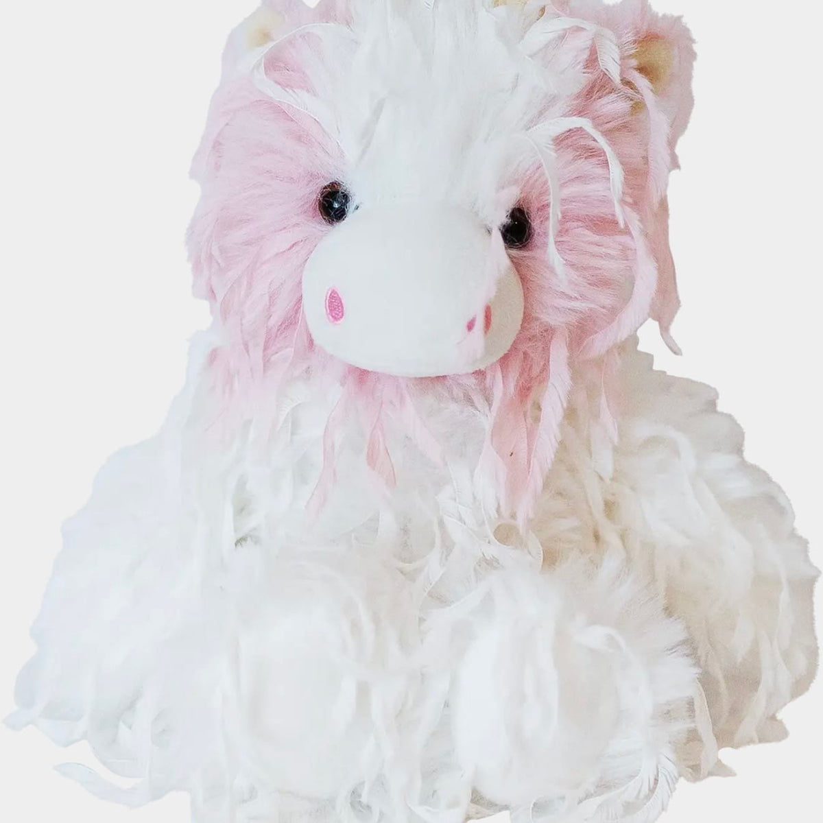 Beverly Hills Teddy Bear Company Feathers Strawberry Cow Plushie - Little Miss Muffin Children & Home