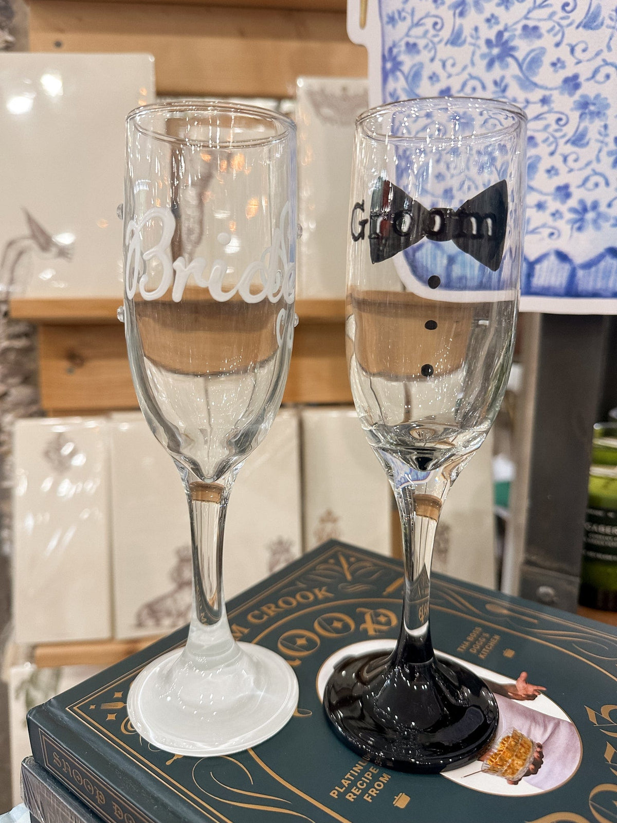 Katie Heaton Designs Groom Champagne Glass - Little Miss Muffin Children & Home