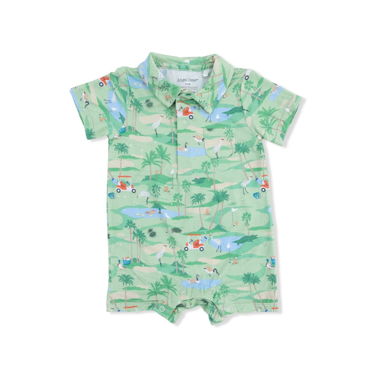 Angel Dear Golf Oasis Animals Polo Shortie - Little Miss Muffin Children & Home