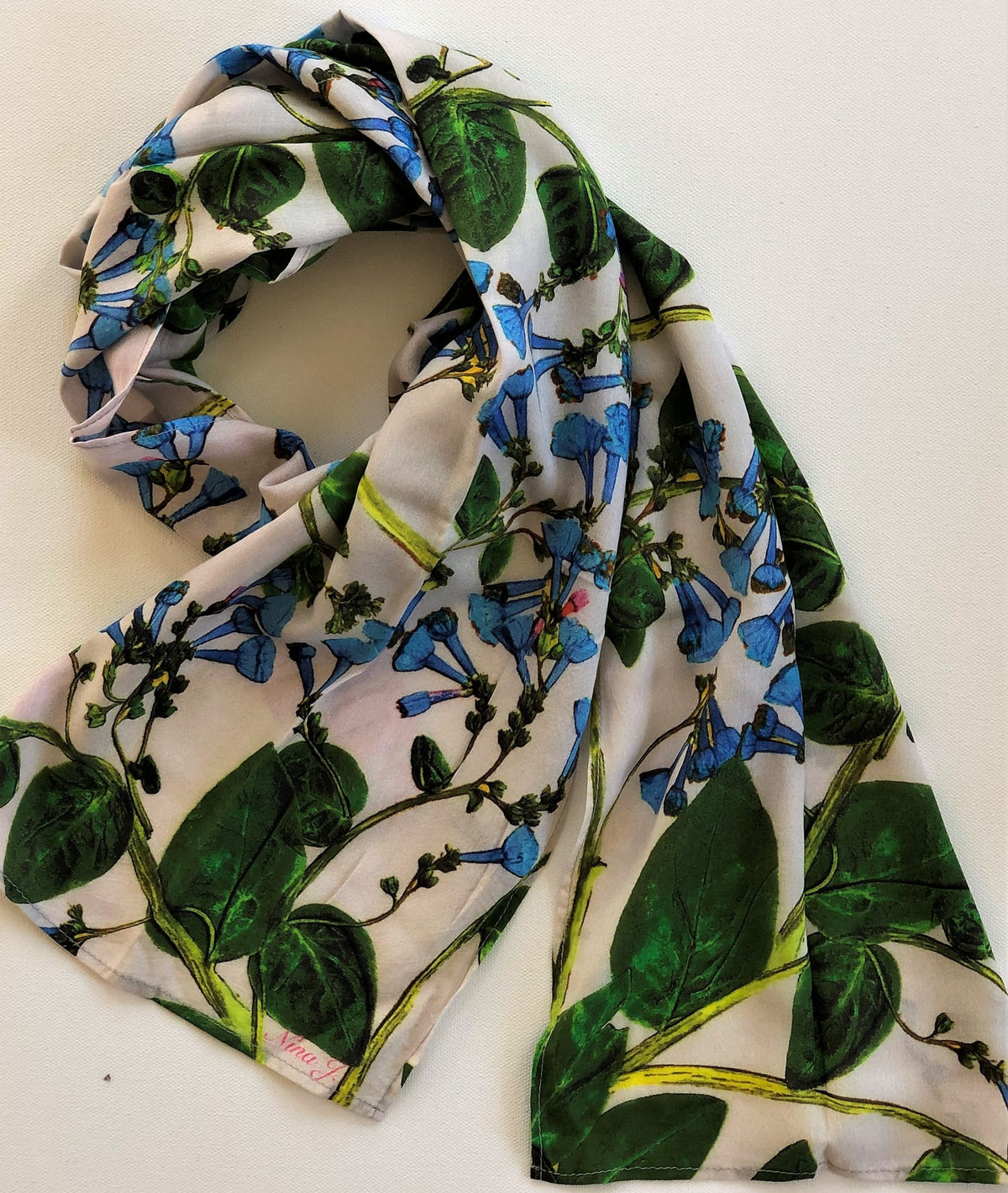 Bluebells Cotton Scarf