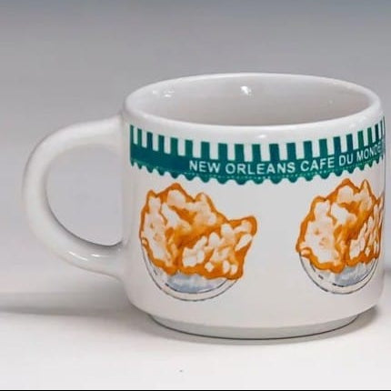 Cafe du Monde Beignet 2oz Espresso Cup