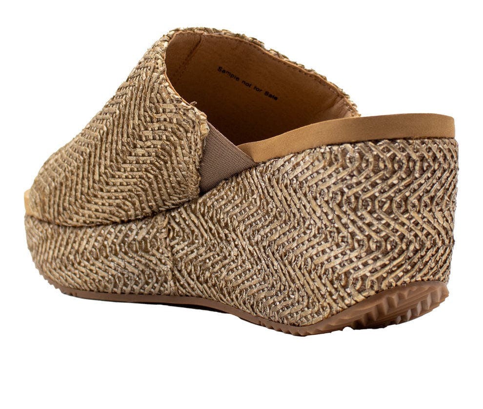 Volatile Volatile Canteen Metallic Braided Fabric Wedge Sandals - Little Miss Muffin Children & Home