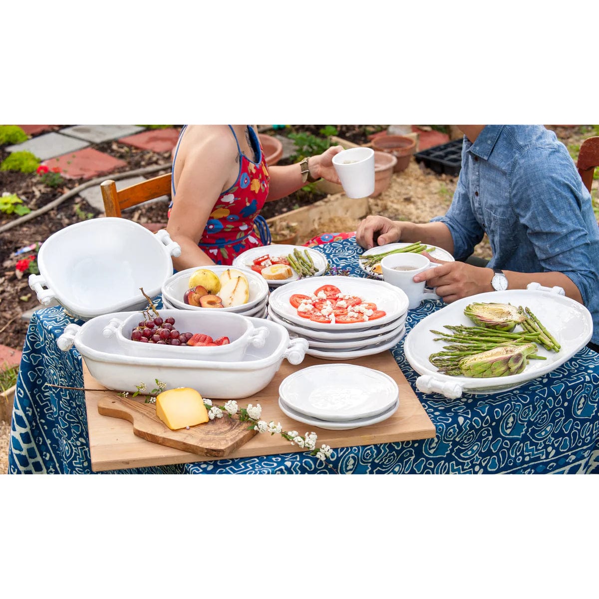 Abigail's Home Decor Abigail's Casa Bianca Casserole, Oval Shape, Small - Little Miss Muffin Children & Home