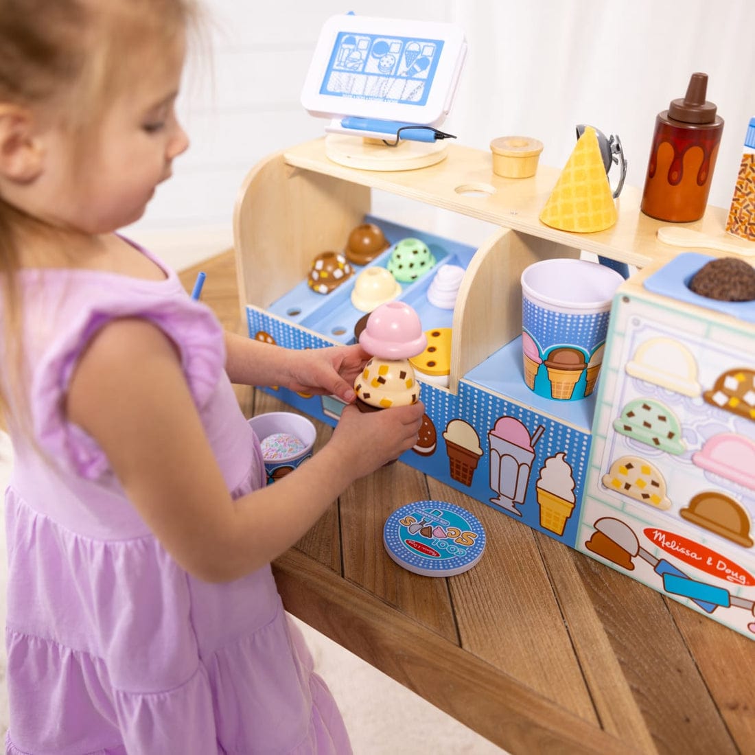 Melissa & Doug Melissa & Doug Cool Scoops Ice Creamery - Little Miss Muffin Children & Home