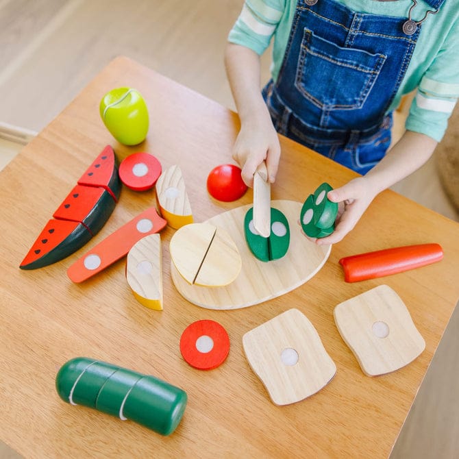 Melissa & Doug Wooden Food Cutting Set - Little Miss Muffin Children & Home