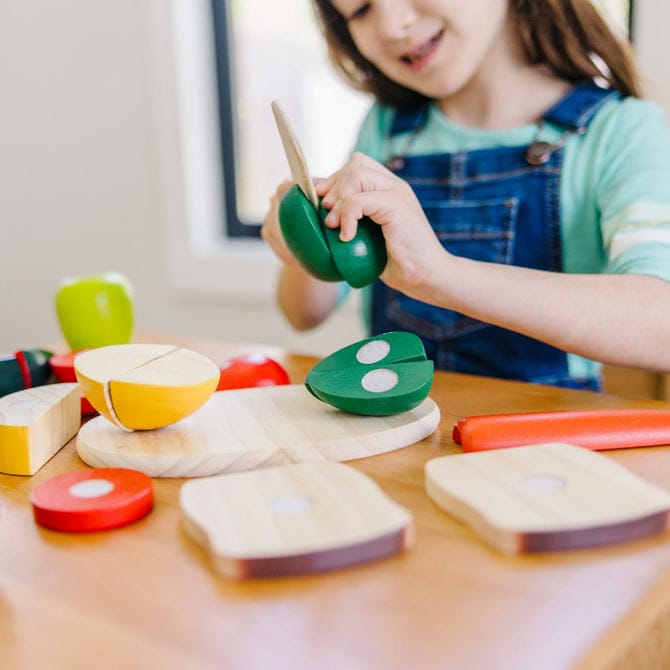 Melissa & Doug Wooden Food Cutting Set - Little Miss Muffin Children & Home