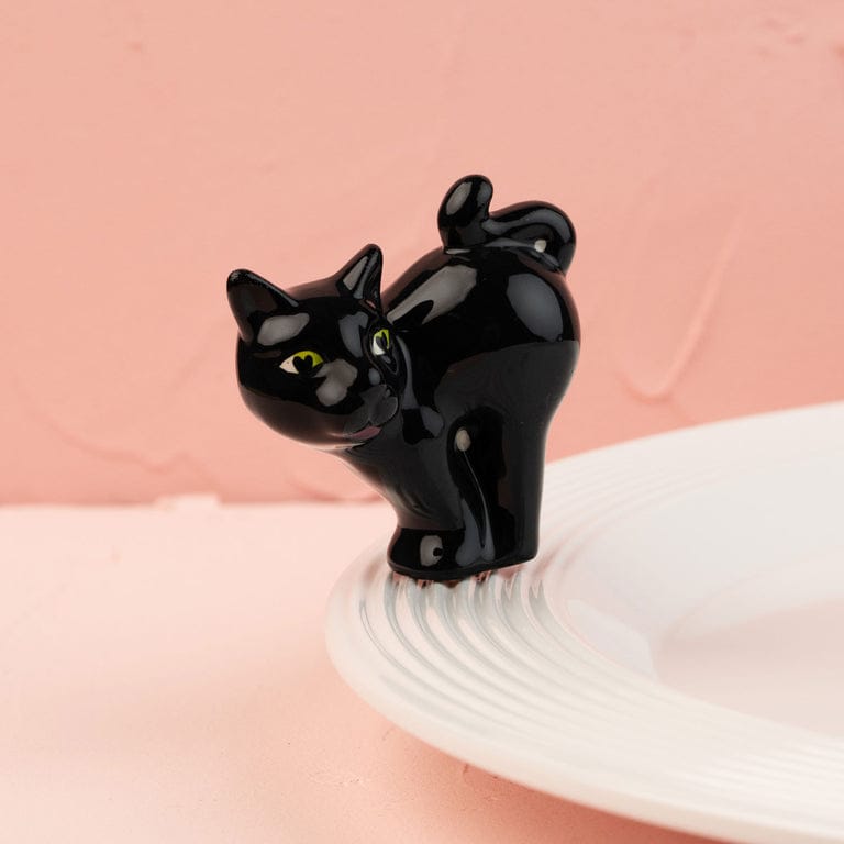 Nora Fleming Scaredy Cat (Black Cat) Topper - Little Miss Muffin Children & Home