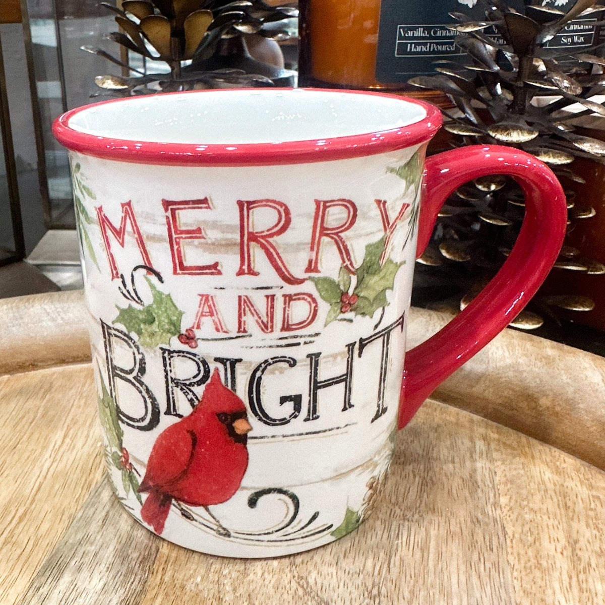Certified International Evergreen Christmas Mug 16oz, 4 Available Styles - Little Miss Muffin Children & Home
