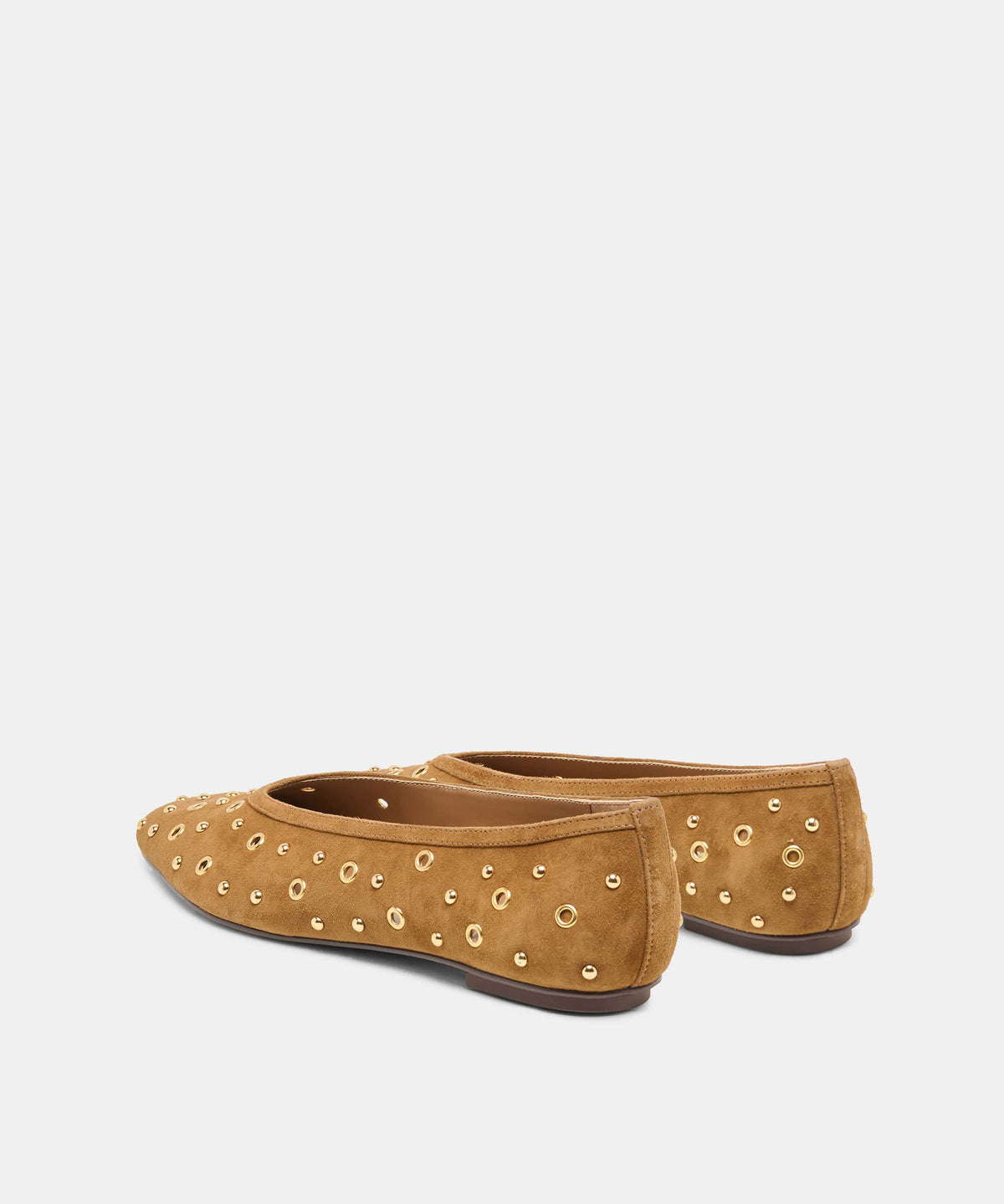 Dolce Vita Dolce Vita Caret Stud Flat in Light Brown Suede - Little Miss Muffin Children & Home