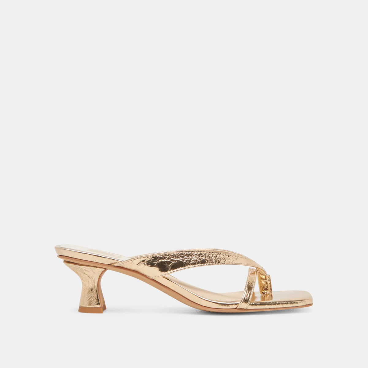 Dolce Vita Brevel Heels Gold Distressed Leather - Little Miss Muffin Children & Home