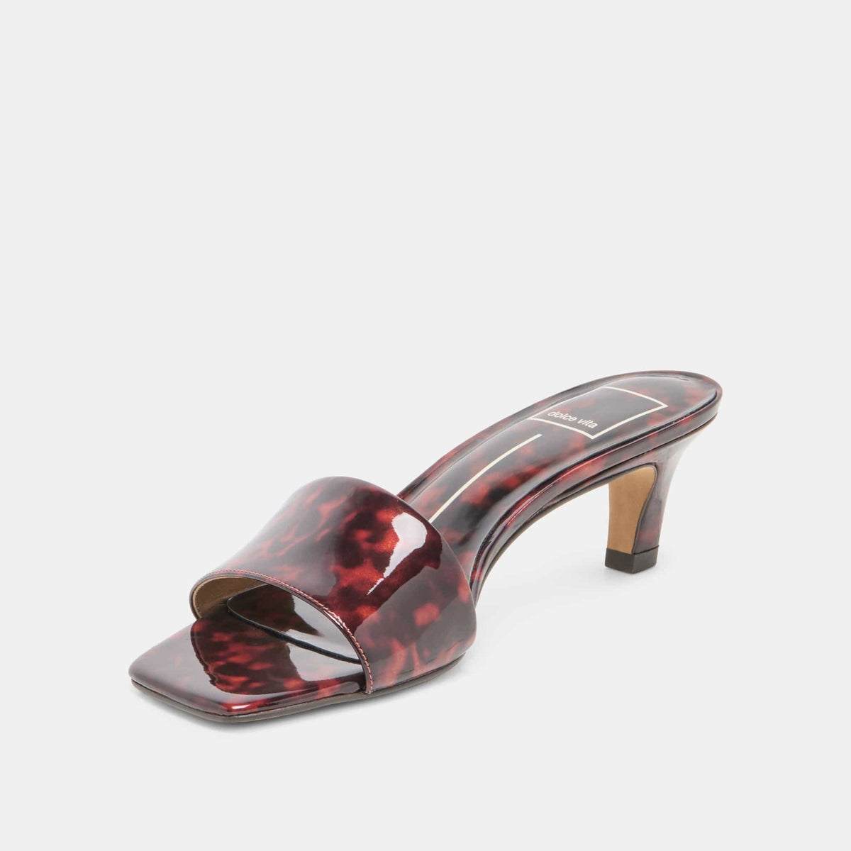 Dolce Vita Rexa Tortoise Patent Leather Kitten Heels - Little Miss Muffin Children & Home