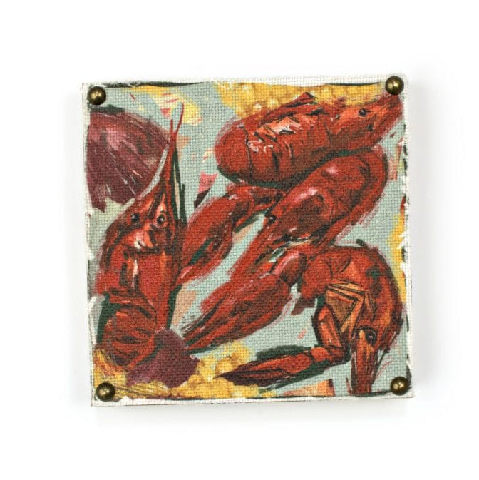 Second Line Ventures The Parish Line Crawfish Art Block - Little Miss Muffin Children & Home